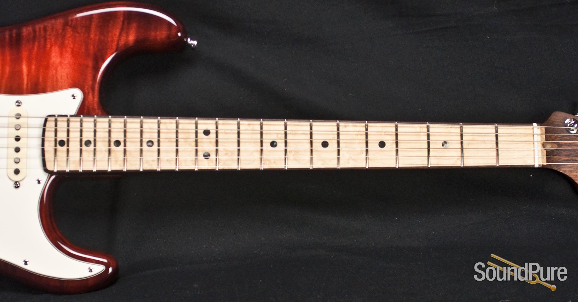 Fender Select 2014 Stratocaster Exotic Flame Guitar Used