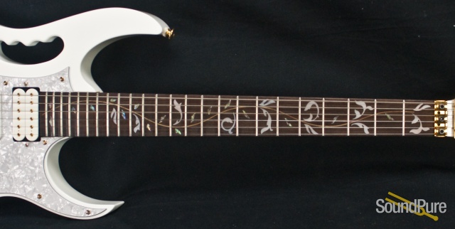 Ibanez Steve Vai Signature JEM 7V White Guitar - Used — image 4