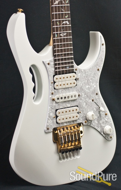 Ibanez Steve Vai Signature JEM 7V White Guitar - Used — image 13