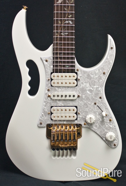 Ibanez Steve Vai Signature JEM 7V White Guitar - Used — image 1