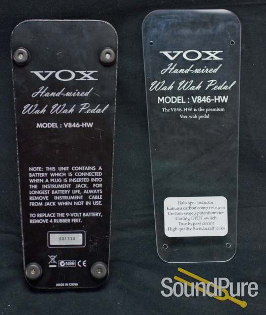 Vox V846-HW Handwired Wah Effect Pedal - Used — image 3