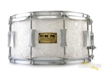 Pork Pie 7x14 Maple Snare Drum-White Marine Pearl Pork Pie 7x14 Maple Snare Drum-White Marine Pearl