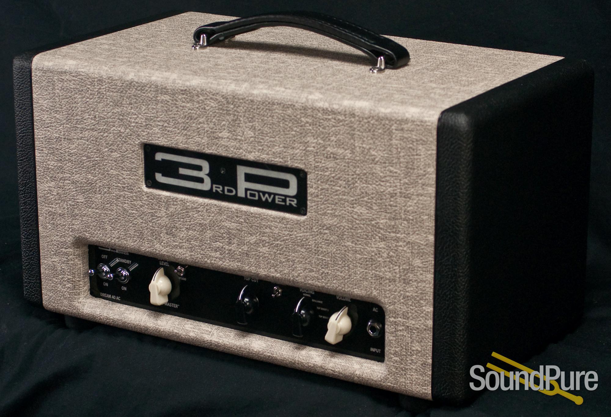 3rd Power Amplification Dream 40 AC Amp Head Fawn Tux