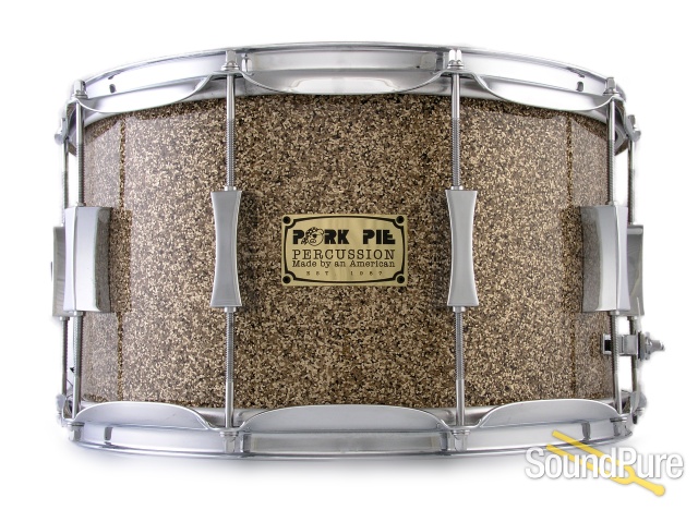 Pork Pie 8x14 Maple Snare Drum-B20 Sparkle — image 1