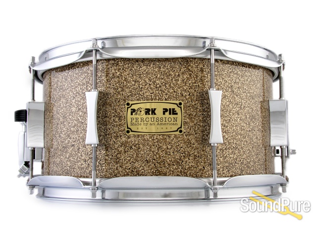 Pork Pie 7x13 Maple Snare Drum-B20 Sparkle — image 1