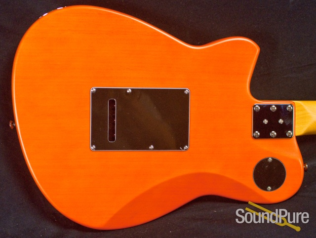 Reverend Reeves Gabrels Satin Orange Flame Maple Guitar — image 7