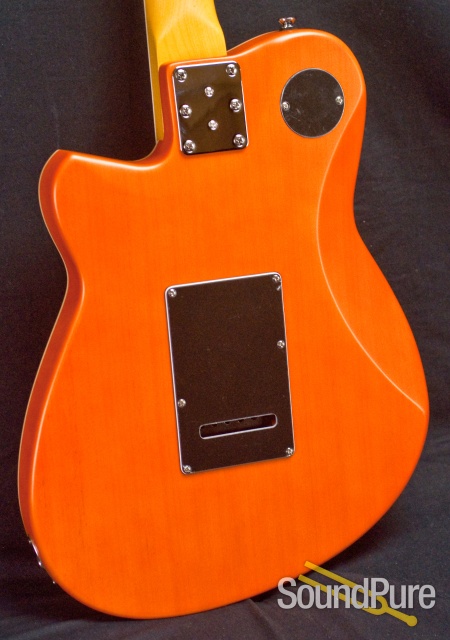 Reverend Reeves Gabrels Satin Orange Flame Maple Guitar — image 17