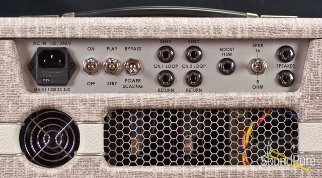Jackson Ampworks Britain 30 Amp Head - Vox Fawn & Ivory — image 2