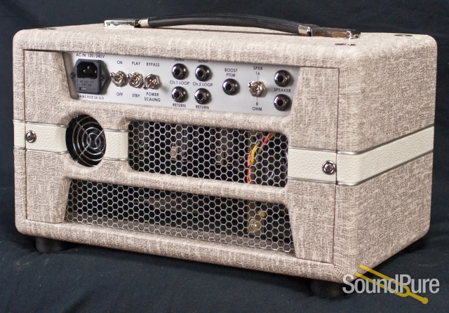 Jackson Ampworks Britain 30 Amp Head - Vox Fawn & Ivory — image 3