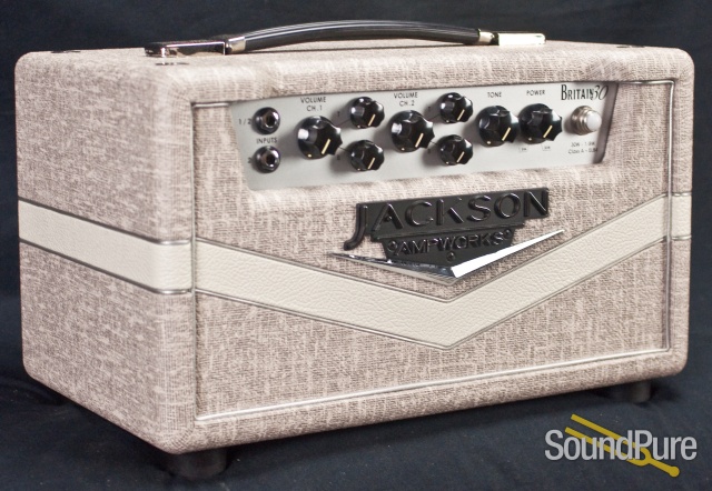 Jackson Ampworks Britain 30 Amp Head - Vox Fawn & Ivory — image 8
