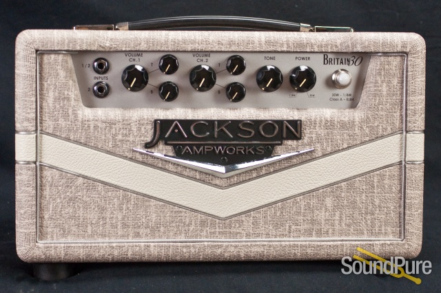 Jackson Ampworks Britain 30 Amp Head - Vox Fawn & Ivory — image 1