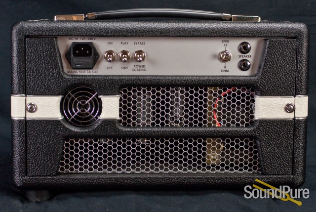 Jackson Ampworks McFly Amp Head - Black & Ivory — image 7