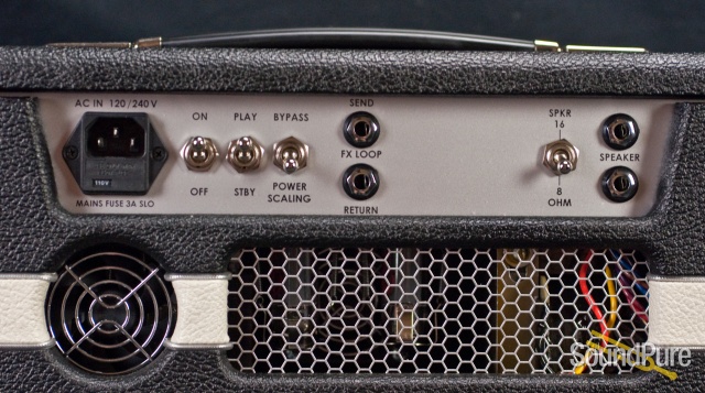 Jackson Ampworks Newcastle 30 Amp Head - Black & Ivory — image 2