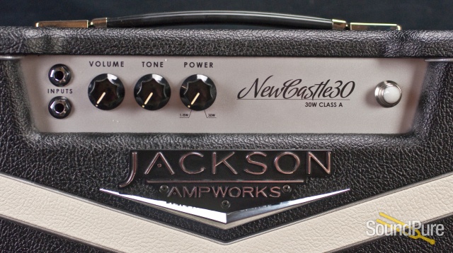 Jackson Ampworks Newcastle 30 Amp Head - Black & Ivory — image 4