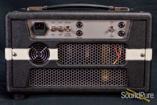 Jackson Ampworks Newcastle 30 Amp Head - Black & Ivory — image 7