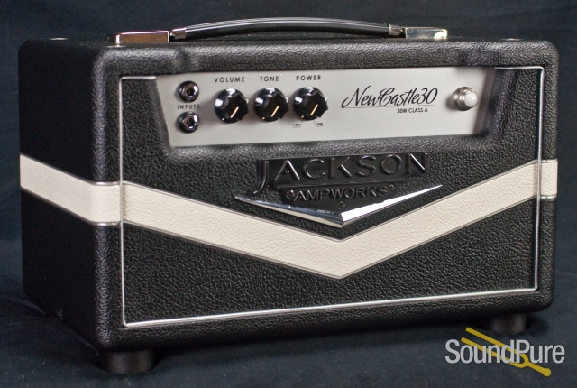 Jackson Ampworks Newcastle 30 Amp Head - Black & Ivory — image 8
