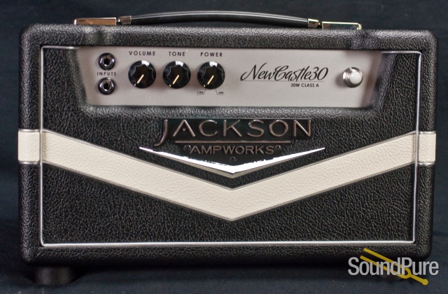 Jackson Ampworks Newcastle 30 Amp Head - Black & Ivory — image 1