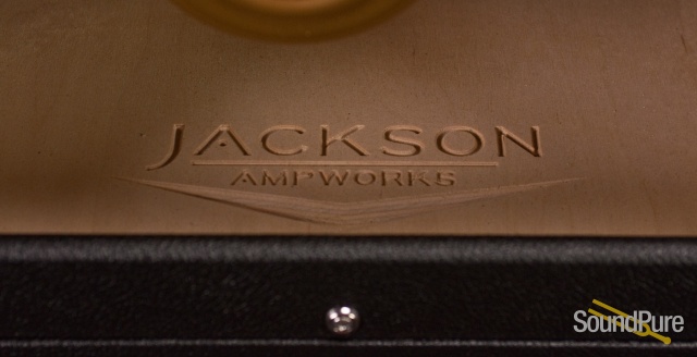 Jackson Ampworks Open Back 1x12 Cab w/ Gold - Black — image 2
