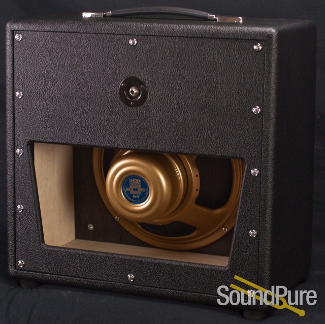 Jackson Ampworks Open Back 1x12 Cab w/ Gold - Black — image 6