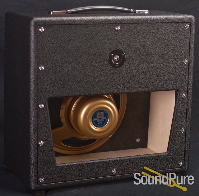 Jackson Ampworks Open Back 1x12 Cab w/ Gold - Black — image 7