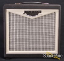 Jackson Ampworks Open Back 1x12 Cab w/ Gold - Black Jackson Ampworks Open Back 1x12 Cab w/ Gold - Black