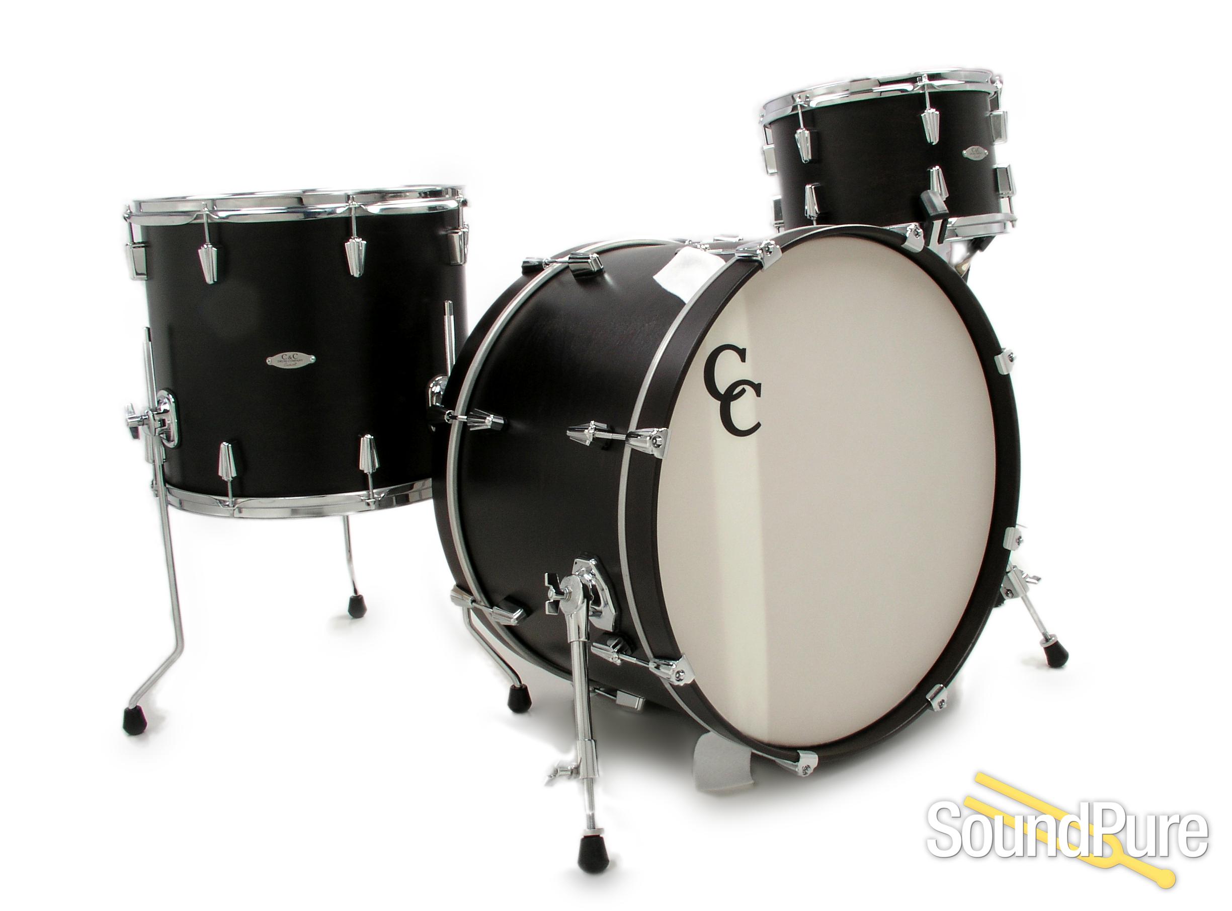 C&C Drums Gladstone Series Big Beat Drum SetWalnut Satin