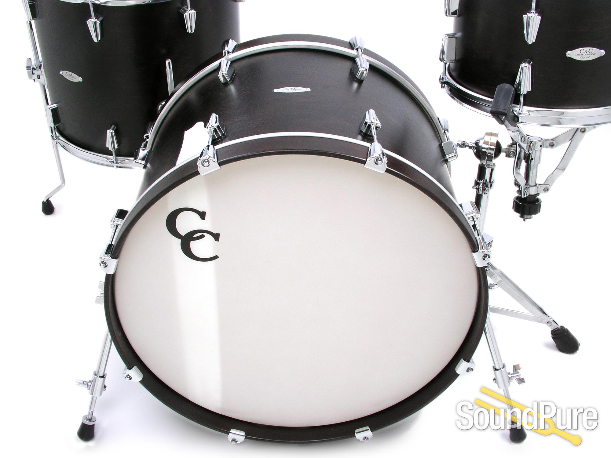 C&C Drums Gladstone Series Big Beat Drum SetWalnut Satin