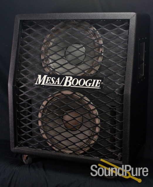 Mesa Boogie Vertical 2x12 Cabinet w/ EV & Black Shadow- Used — image 2