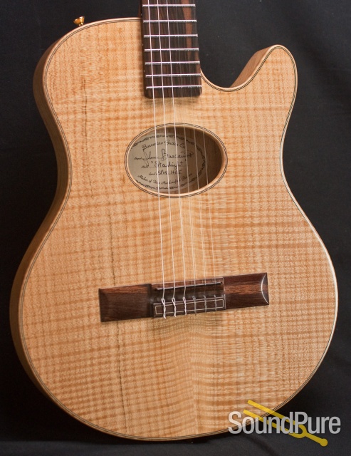 Buscarino Starlight Nylon Acoustic Electric Guitar 6115 — image 4