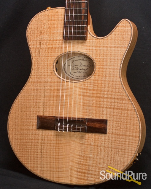 Buscarino Starlight Nylon Acoustic Electric Guitar 6115 — image 7