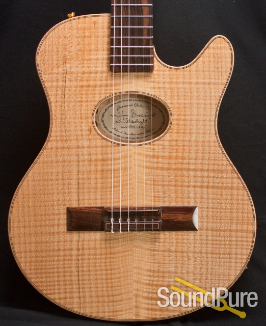 Buscarino Starlight Nylon Acoustic Electric Guitar 6115 — image 1