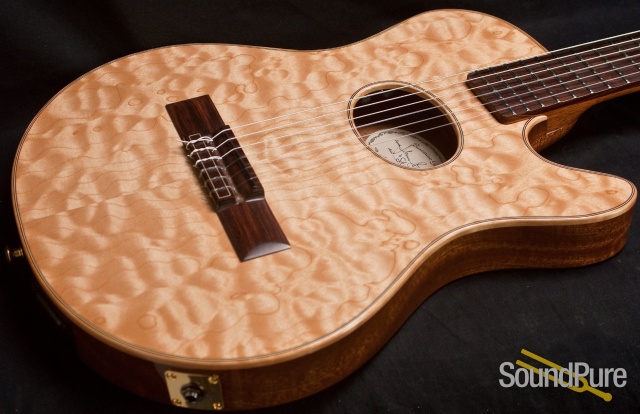 Buscarino Starlight Nylon Acoustic Electric Guitar 6215 — image 2