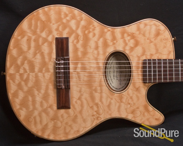 Buscarino Starlight Nylon Acoustic Electric Guitar 6215 — image 7
