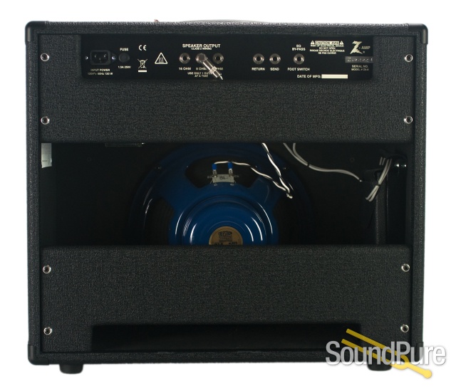 Dr. Z Maz 18 Jr. 18W 1X12 Combo Black w/ AlNiCo Blue Speaker — image 3