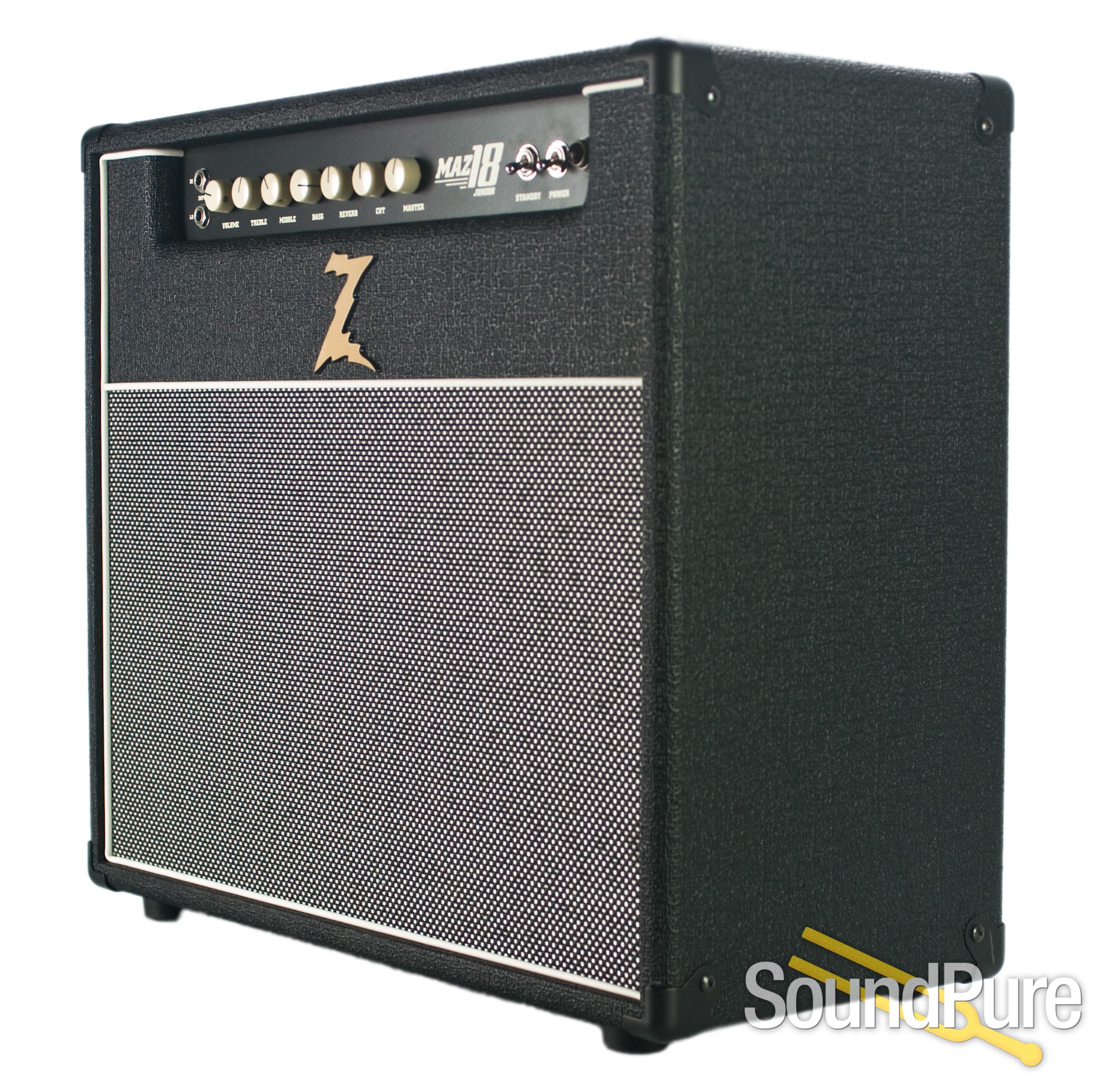 Dr. Z Maz 18 Jr. 18W 1X12 Combo Black W/ AlNiCo Blue Speaker