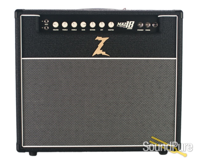 Dr. Z Maz 18 Jr. 18W 1X12 Combo Black w/ AlNiCo Blue Speaker — image 1