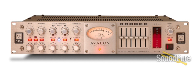 Avalon Design VT-747SP コンプレッサー マスタリングEQ Avalon VT-747SP- Stereo Compressor / EQ | Soundpure.com