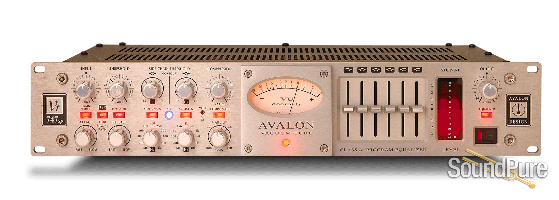 ホットセール 口コミ Stereo VT-747SP- Avalon Compressor Soundpure.com | EQ / 配信機器・PA機器・レコーディング機器