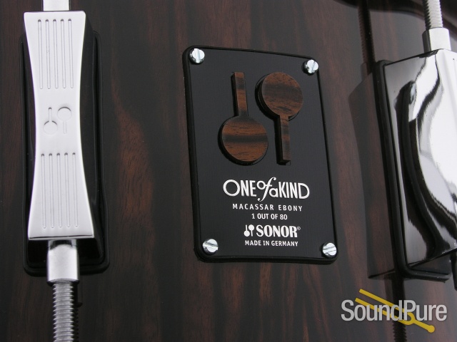 Sonor 6.5x14 One of a Kind Snare Drum - Macassar Ebony — image 3