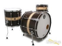 Anchor Drums 3pc Galleon Maple Drum Set-Classic Stripe