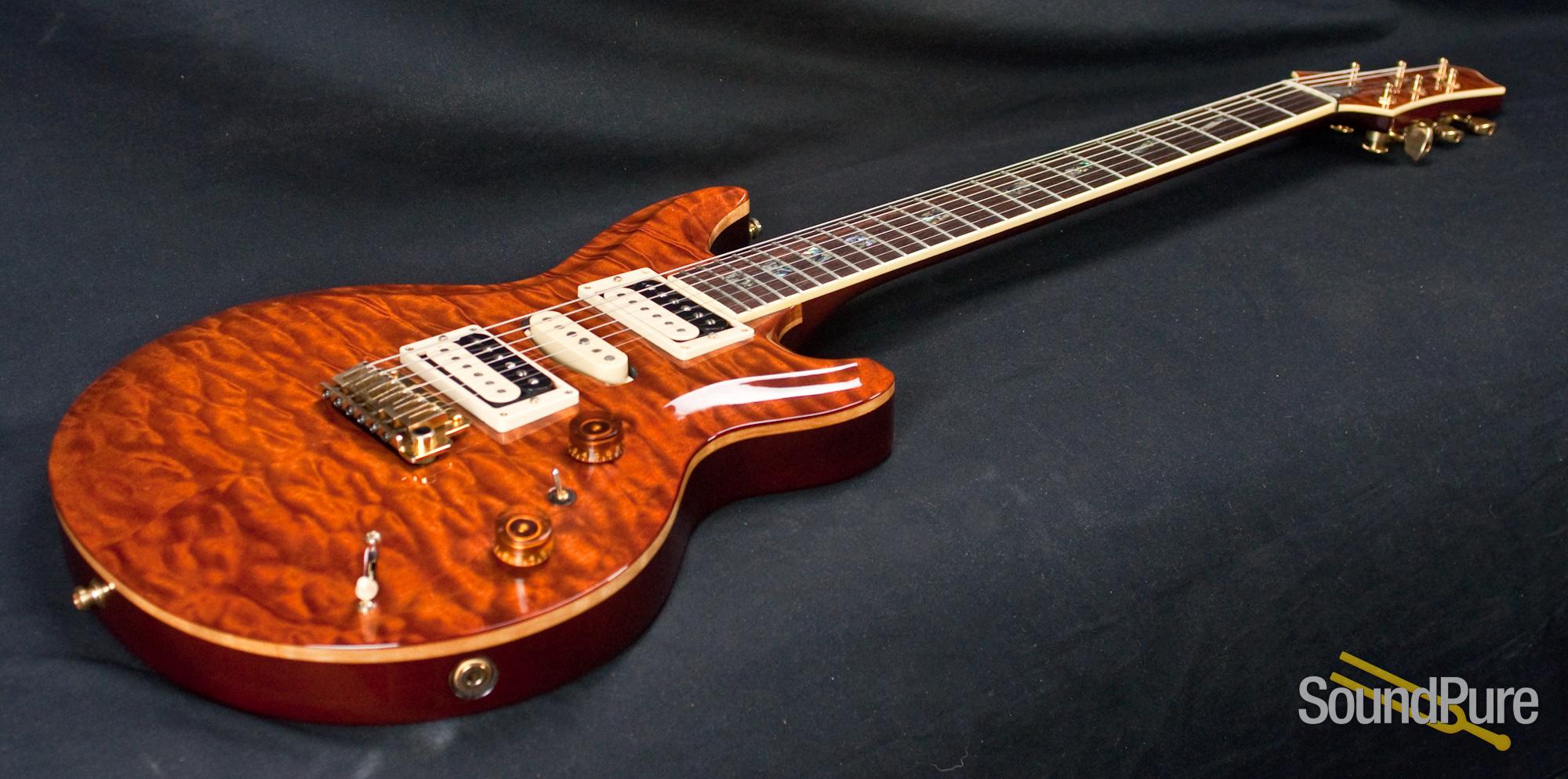 McInturff Glory Custom Gunstock Brown Electric Guitar Used