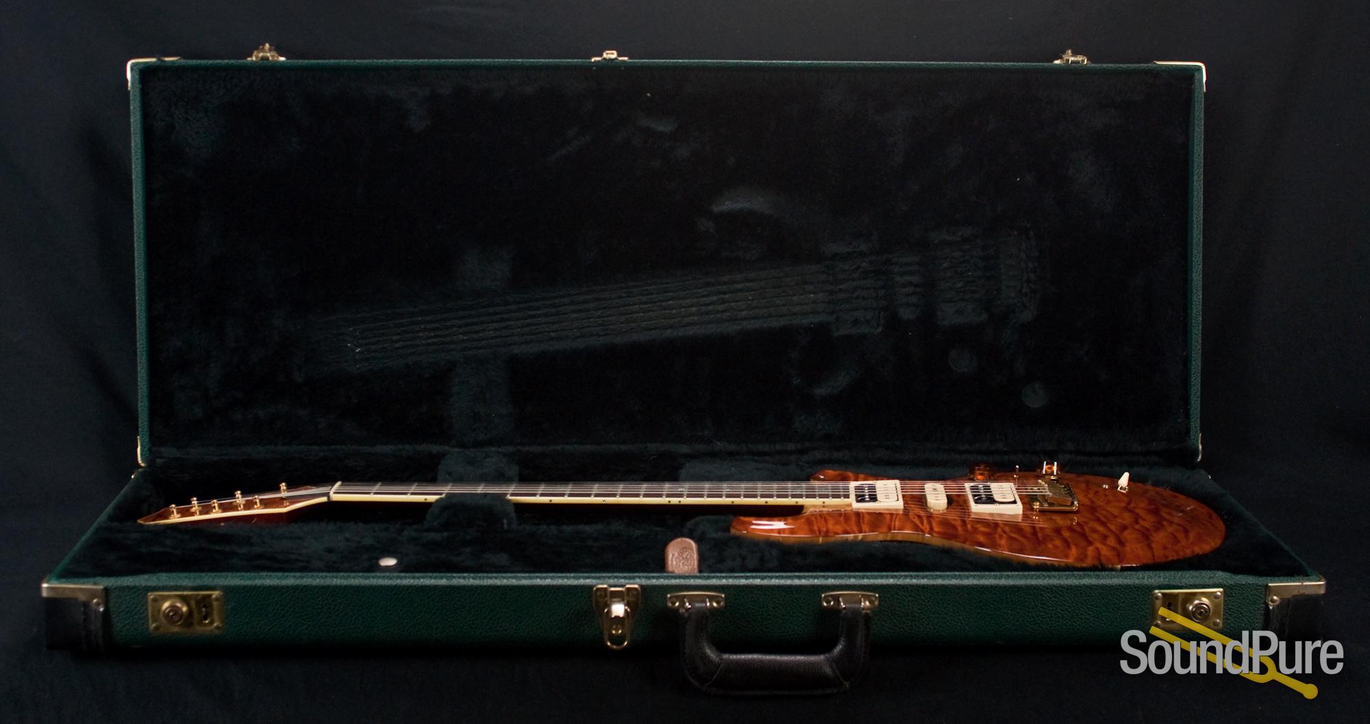 McInturff Glory Custom Gunstock Brown Electric Guitar Used