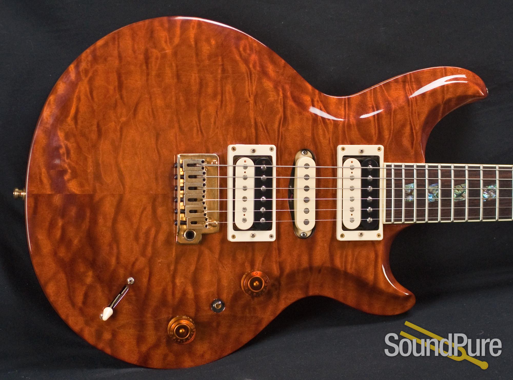 McInturff Glory Custom Gunstock Brown Electric Guitar Used