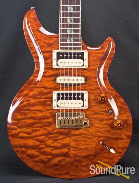 McInturff Glory Custom Gunstock Brown Electric Guitar - Used — image 1