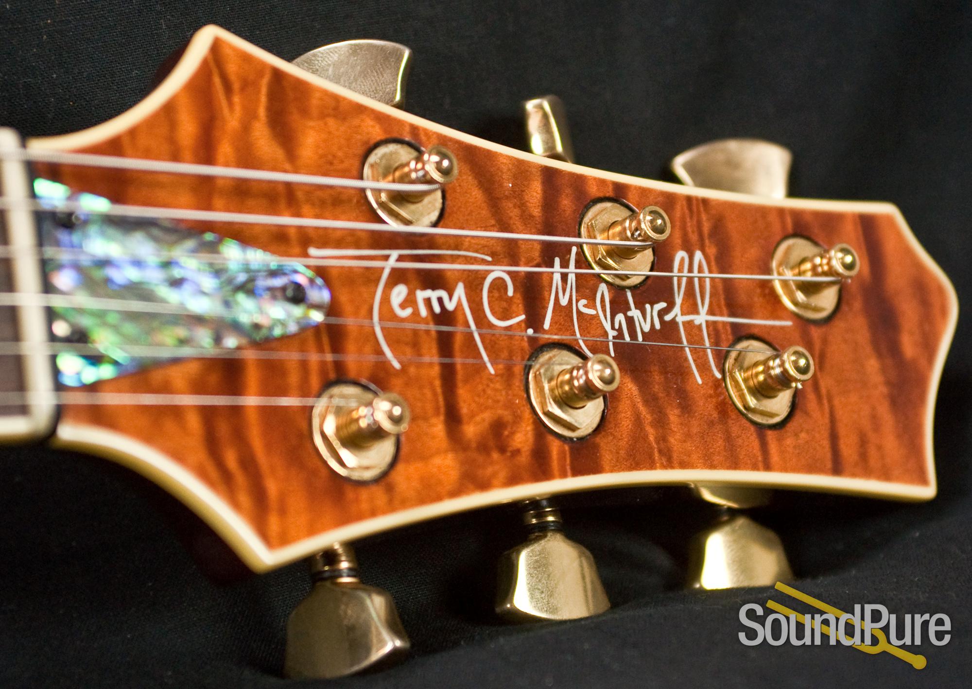 McInturff Glory Custom Gunstock Brown Electric Guitar Used