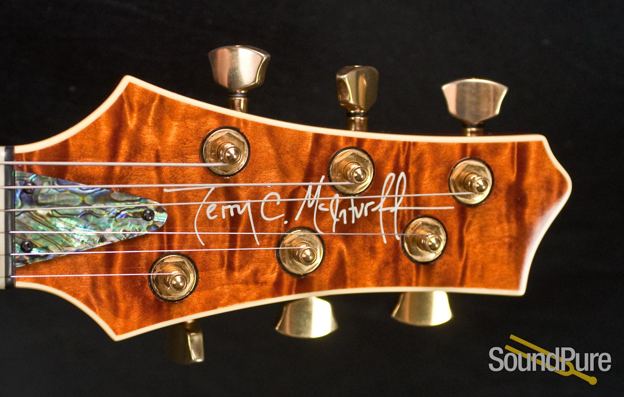 McInturff Glory Custom Gunstock Brown Electric Guitar Used