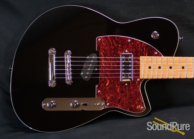 Reverend Buckshot Midnight Black Electric Guitar — image 5