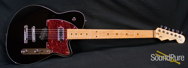 Reverend Buckshot Midnight Black Electric Guitar — image 6