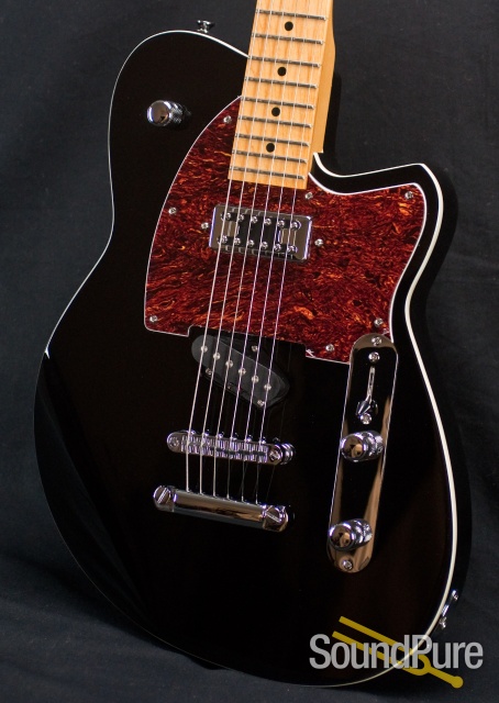 Reverend Buckshot Midnight Black Electric Guitar — image 7
