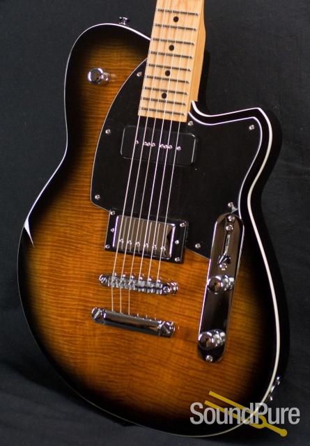 Reverend Double Agent OG Coffee Burst Electric Guitar — image 4